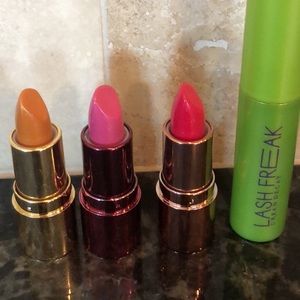 4 New mini Urban Decay Lipsticks Lash Freak Mascar
